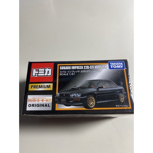 Tomica premium SUBARU IMPREZA 22-B STi VERSION 無碼 黑色