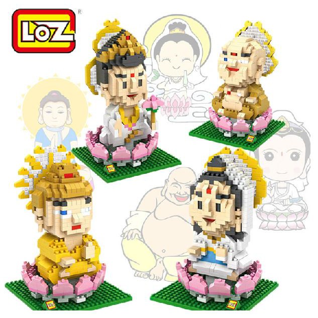 玩盛街 勢至菩薩觀世音菩薩如來佛祖彌勒佛神明yz 百變組合小顆粒微型樂高創意兒童益智教育 蝦皮購物