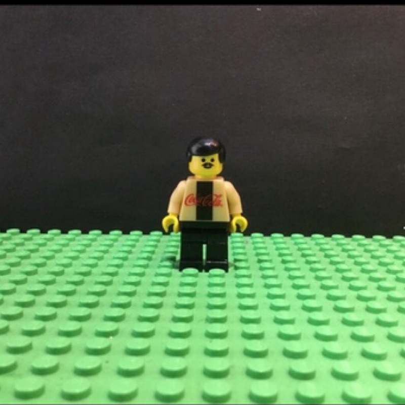 LEGO樂高絕版美品日本限量可口可樂金色足球人偶組