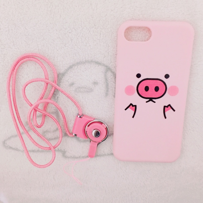 粉紅小豬iphone7手機殼