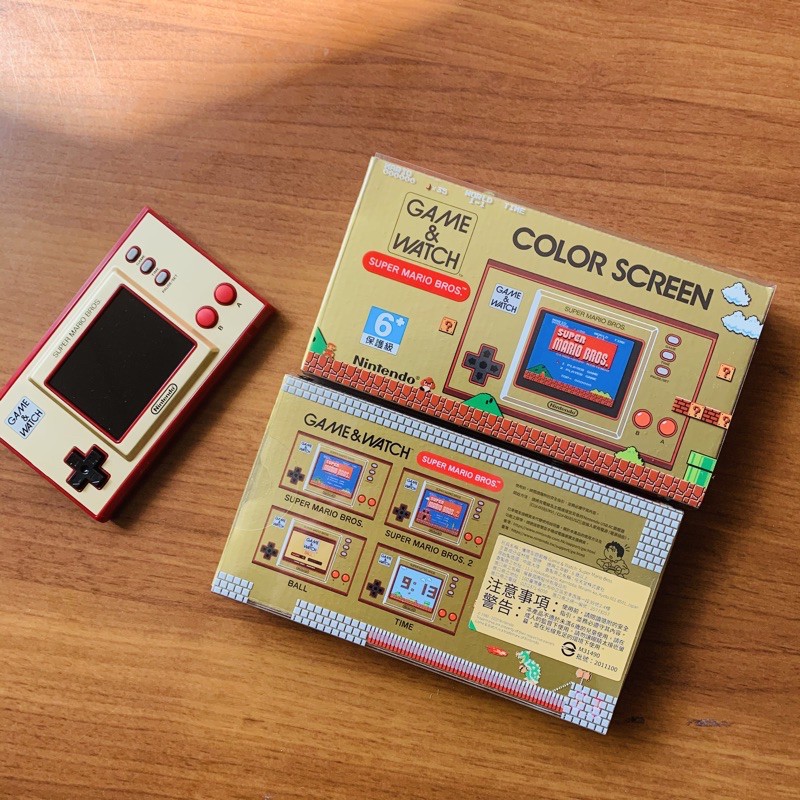 Nintendo 任天堂 game &amp; watch 超級瑪利歐 瑪利歐兄弟 生日禮物 送禮 交換禮物