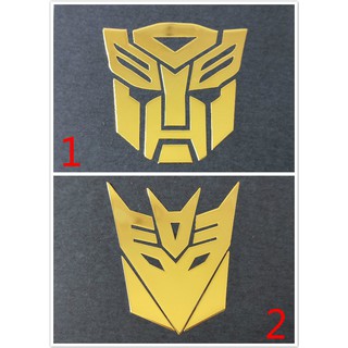 現貨【𝓙•𝓗 歐美館】Transformers 變形金剛 金屬貼紙