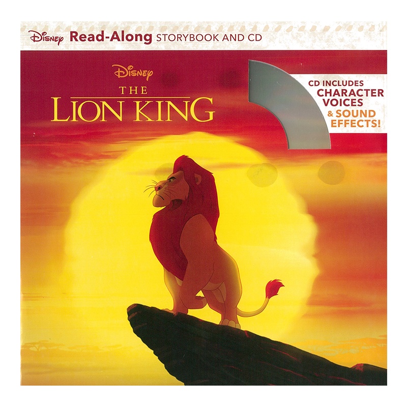 Lion King: Read-Along Storybook and CD 獅子王 迪士尼電影有聲讀本