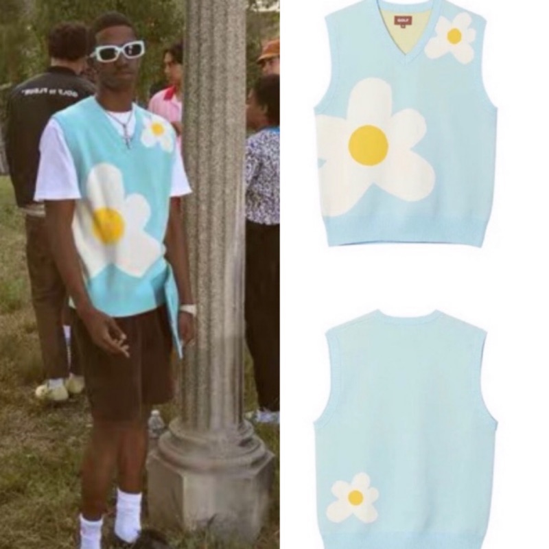 golf wang le fleur sweater vest