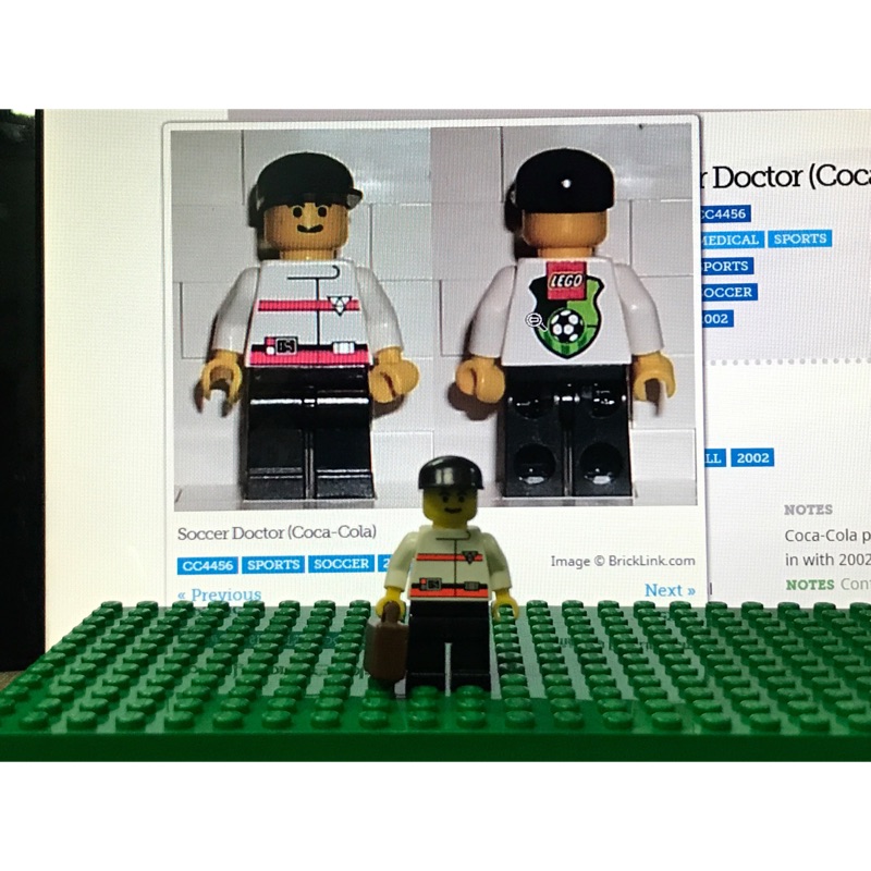 LEGO 可口可樂 COCA COLA 4456 醫生 選手 球員 足球