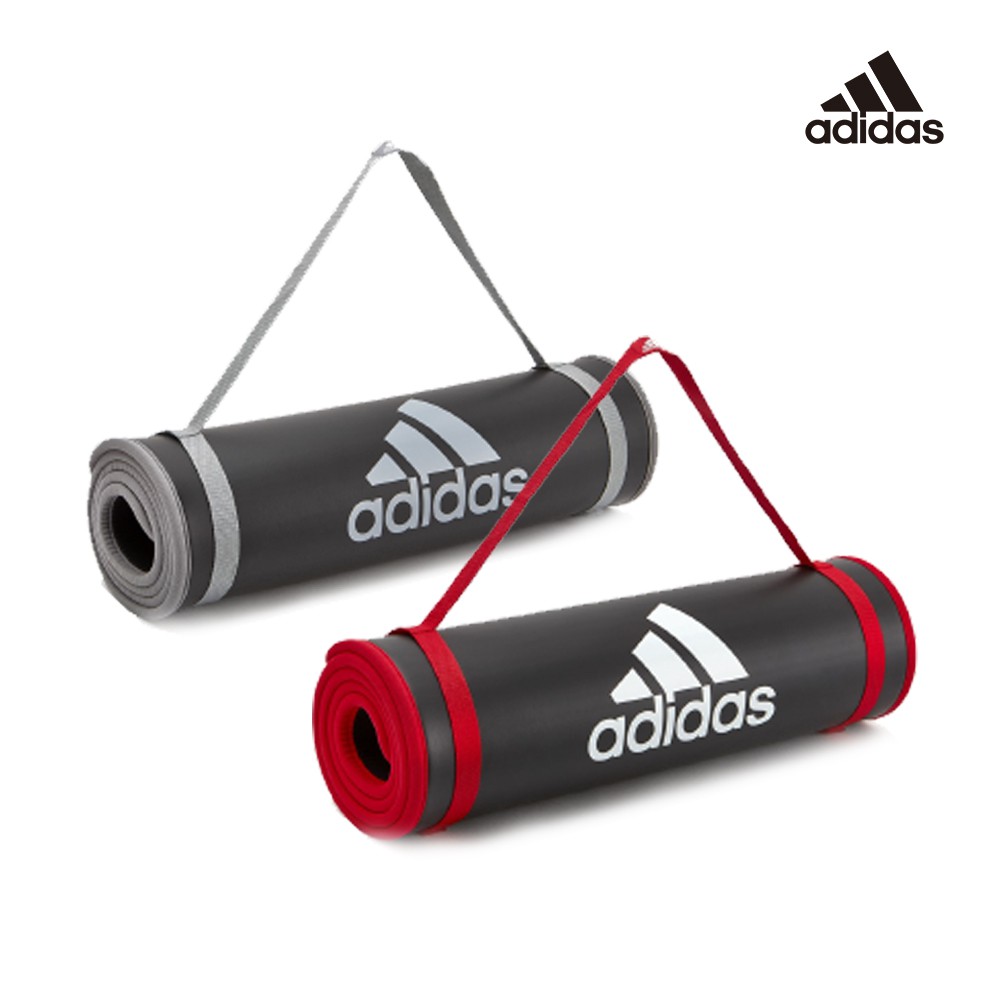 [福利品]adidas愛迪達 專業加厚訓練運動墊-10mm(共兩色)