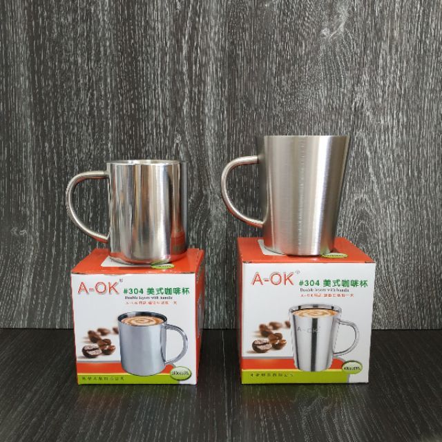 厝邊-A-OK304不鏽鋼美式咖啡杯260cc/360cc