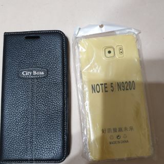 note5 荔枝紋手機套 翻蓋 皮套 保護套 買一送一