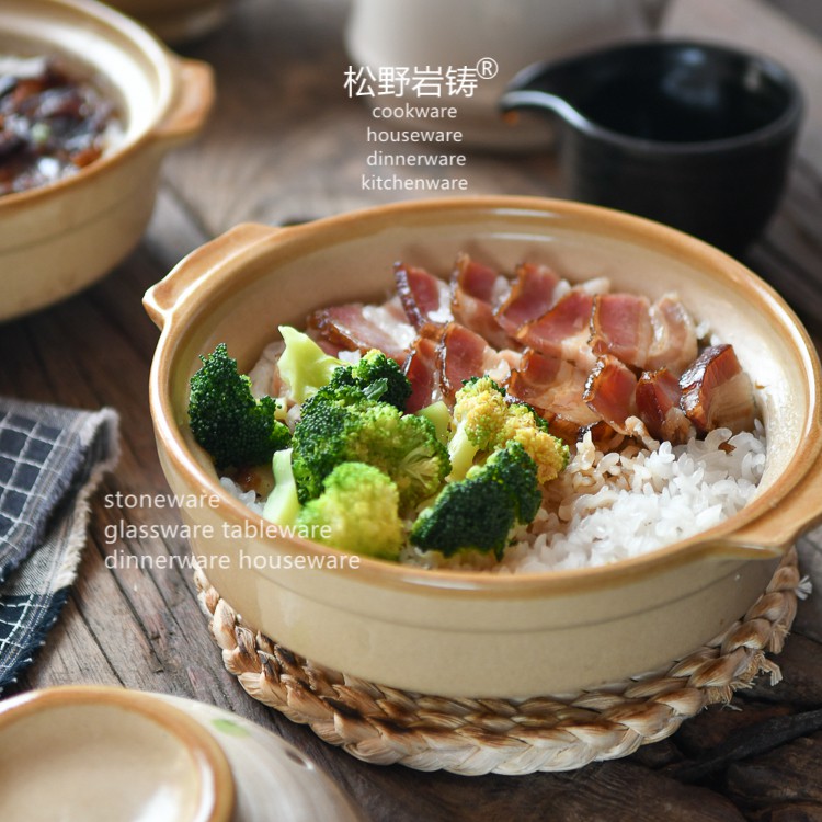 0 5l鋰輝石煲仔飯鍋一人食復古小土鍋日式手繪陶土砂鍋煮粥煲湯鍋 蝦皮購物
