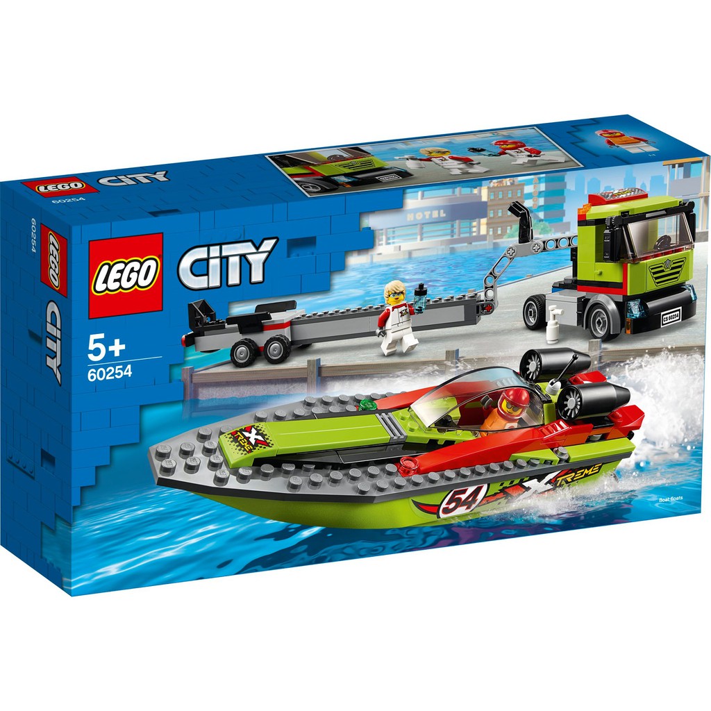 LEGO 樂高 60254 賽艇運輸車