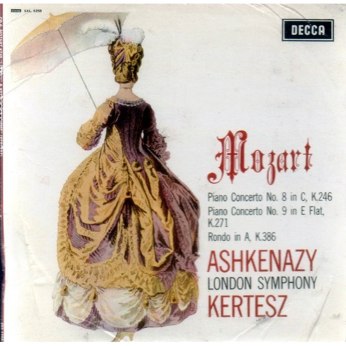*二手CD-- 阿胥肯納吉(鋼琴) // 莫札特:第8號鋼琴協奏曲 ~ 歐版-紙盒版