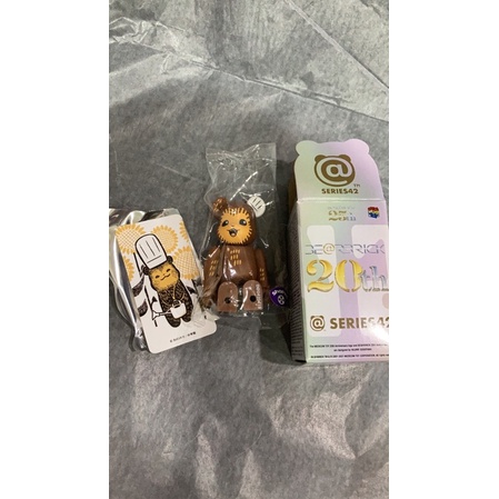 Be@rbrick 42代-可愛廚猴 全新未拆袋、有盒有卡