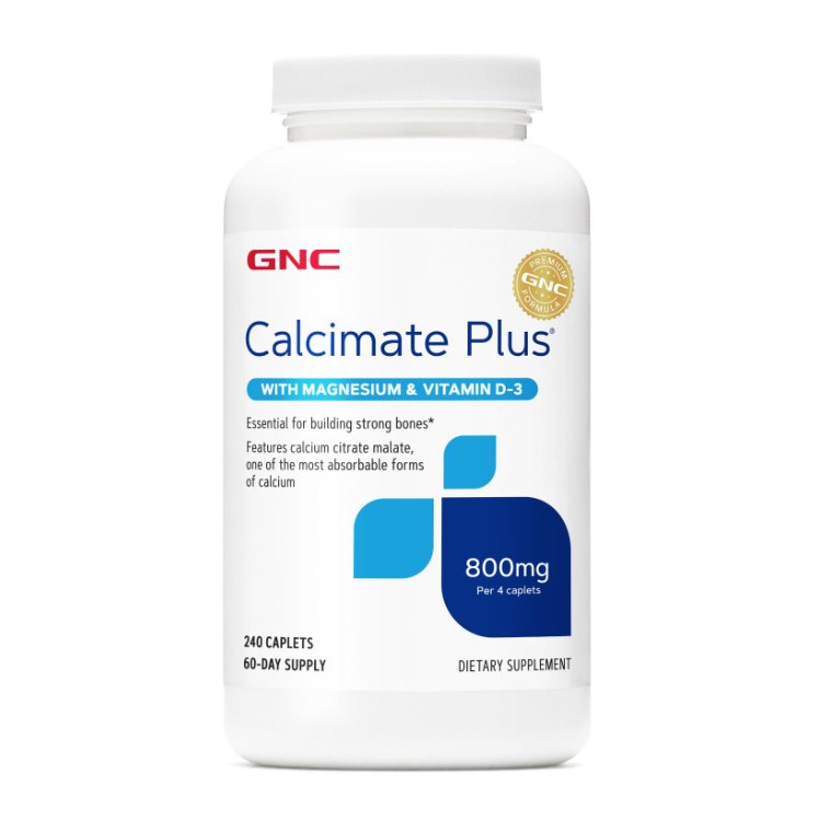 現貨在台 美國GNC代購 Calcimate 800 檸檬蘋果酸鈣+鎂+D3 240顆