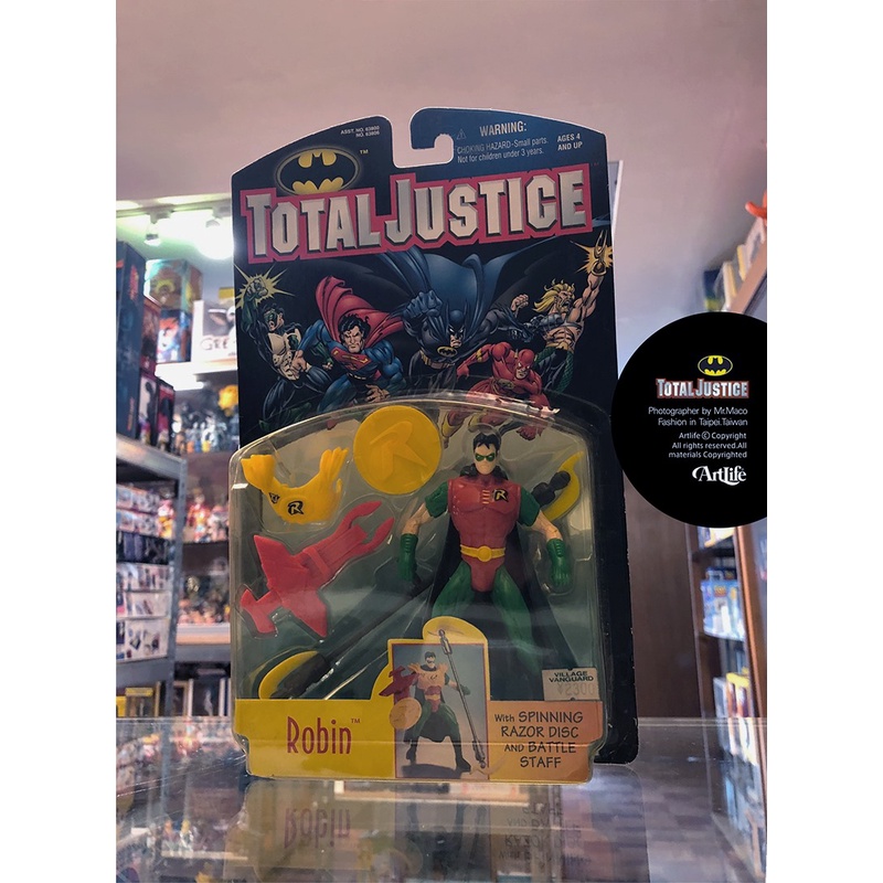 Artlife ㊁ KENNER 1996 DC TOTAL JUSTICE Batman ROBIN 蝙蝠俠 羅賓