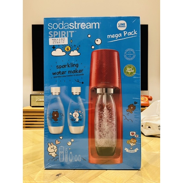 (全新未拆封)Sodastream 與 LINE FRIENDS限量聯名款氣泡水機