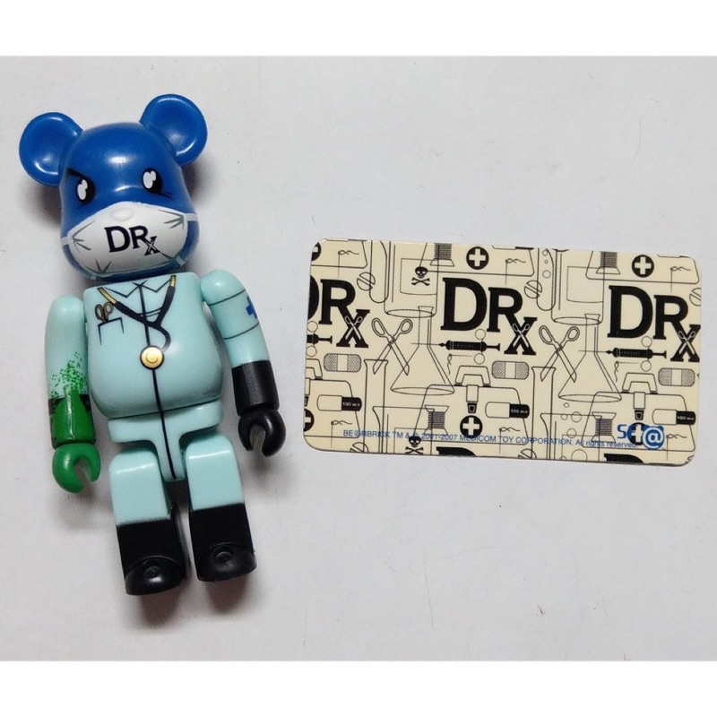 Bearbrick be@rbrick 100% 14 代 s14 DRX 隱藏版 14代 醫生