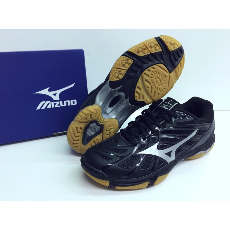 大自在 MIZUNO 美津濃 排球鞋 WAVE HURRICANE3 V1GC174003 排羽球鞋 剩23.5