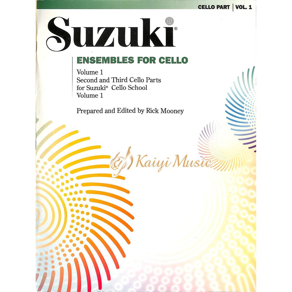 【凱翊︱AF】鈴木大提琴重奏曲集第1冊 Suzuki ensembles for cello Vol.1