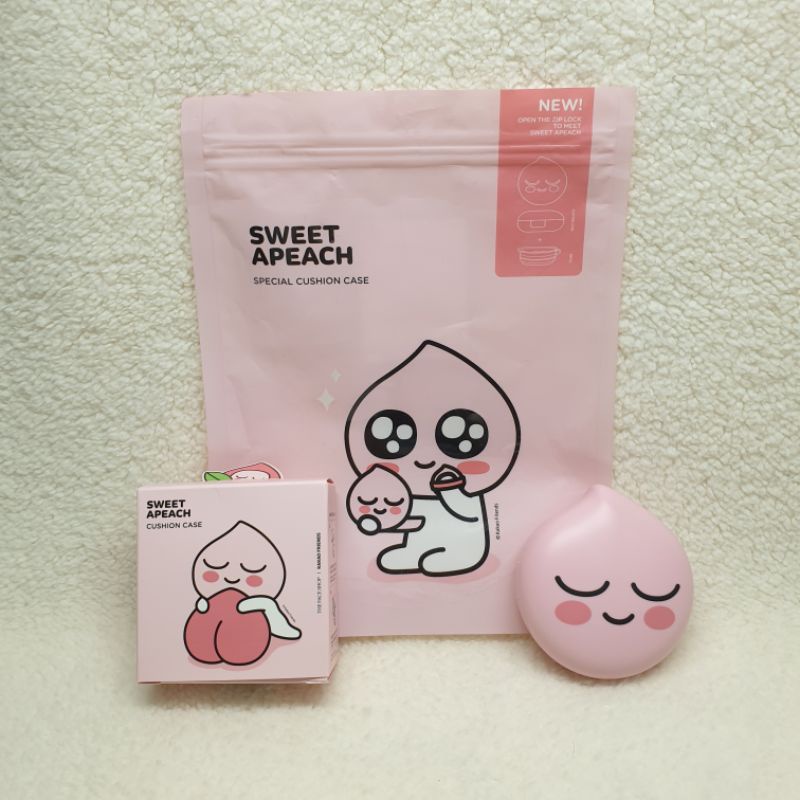 THE FACE SHOP X KAKAO FRIEND 甜桃氣墊粉餅盒 APEACH