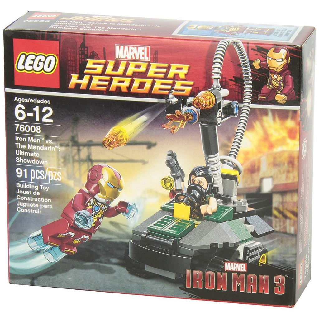 LEGO 樂高 76008 超級英雄系列-鋼鐵人 馬克17號 Iron Man vs The Mandarin