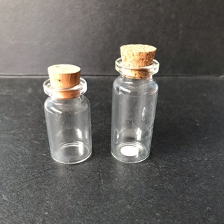 生活用品-軟木塞玻璃小瓶一組2個