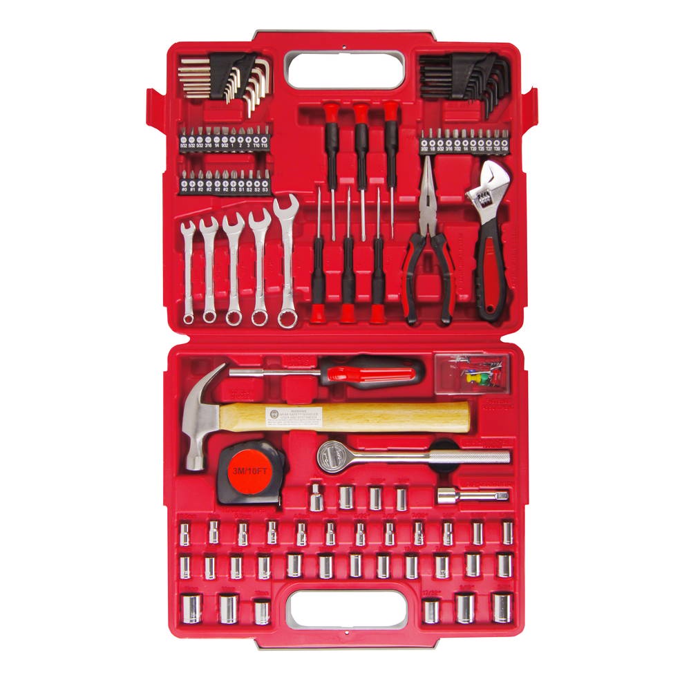 TRENY 110件工具組 修繕工具 手工具 板手 起子 維修 家庭DIY 5714