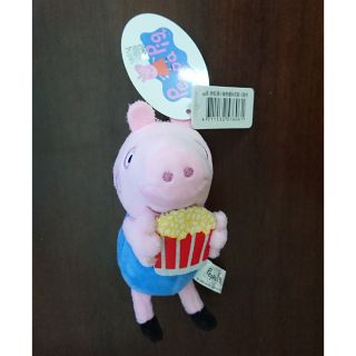 粉紅豬小妹 佩佩豬 爆米花 3英吋 正版 娃娃 玩偶 玩具 禮物 生日禮物 Peppa pig