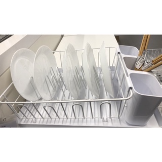 IKEA VARIERA 碗盤瀝乾架 白色 42x30公分
置盤架刀叉架碗盤架櫥櫃收納底部活動式托盤, 可盛接排出的水 #2