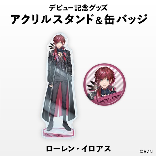 現貨彩虹社勞倫立牌徽章ローレン イロアスlauren Iroas Nijisanji Jp 蝦皮購物