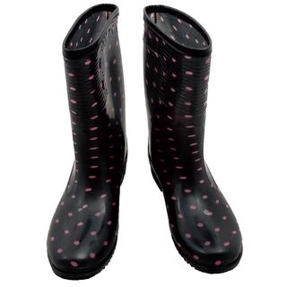 小玩子 臺興牌 女用 點點 雨鞋 柔軟 舒適 造型 耐磨 耐穿 防滑 防水 W-1305
