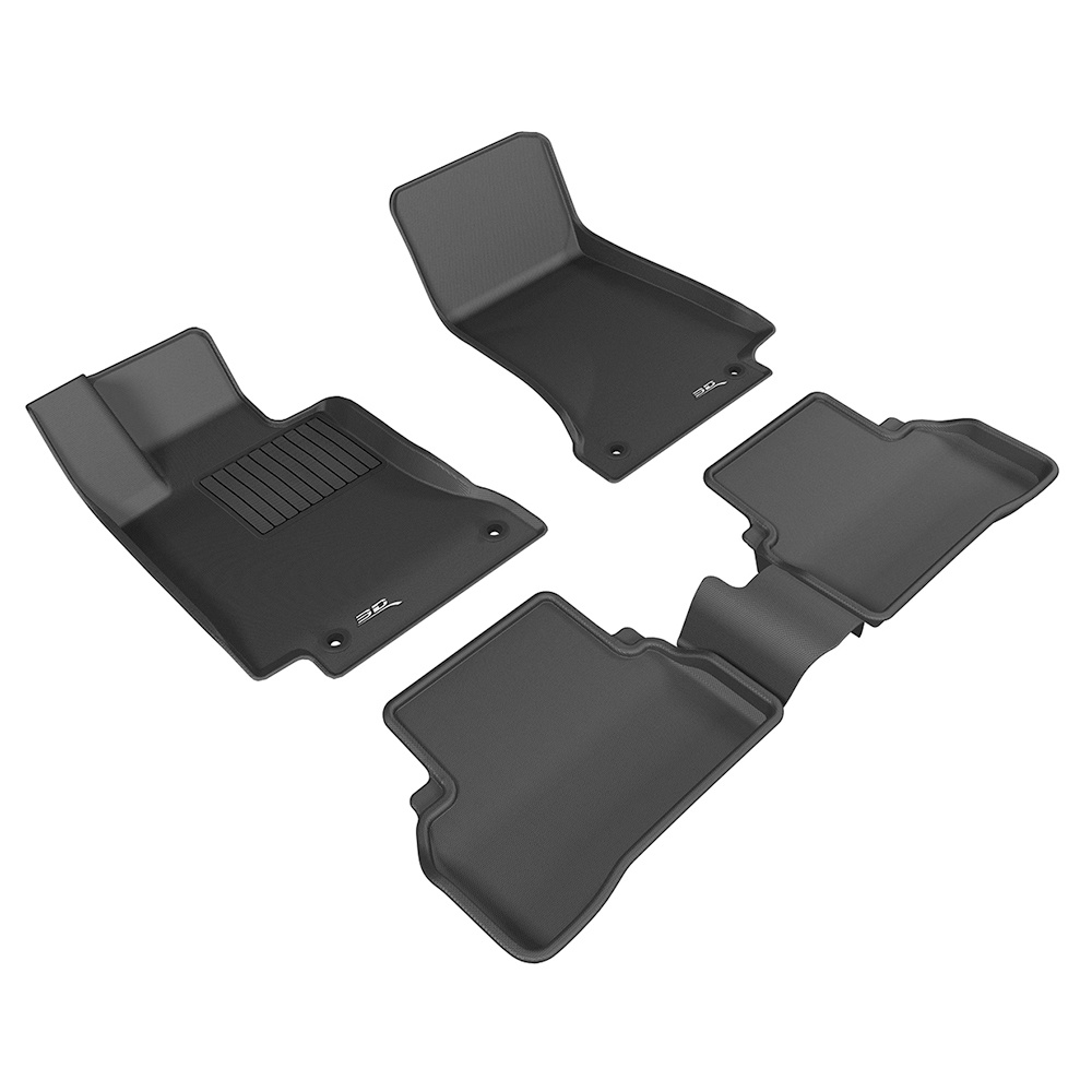 3D 卡固立體汽車踏墊 適用於 Mercedes-Benz C Class 2015~2021(轎車限定)【叭叭買手】