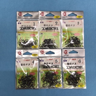 【嘉嘉釣具】DAIICHI 管付千又 大物專用 鉤 黑格鉤 魚鉤 VCT專有技研