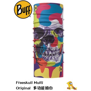 任我行騎士部品 西班牙 BUFF Original 多功能頭巾 #Freeskull Multi
