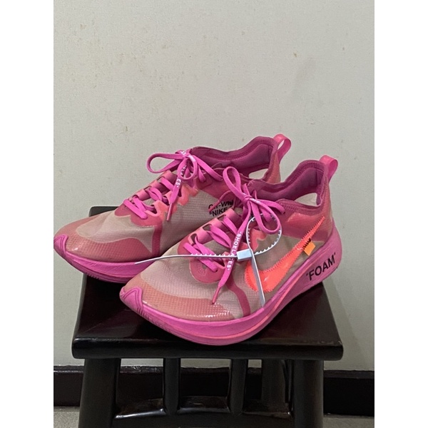 Nike offwhite zoom fly 粉色Us11.5 正品