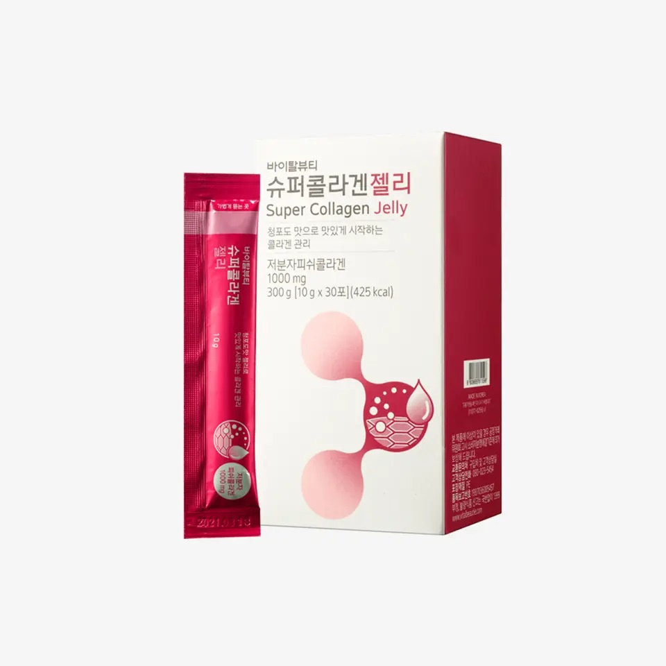 [Vitalbeautie]韓國愛茉莉 生命之美 凍齡超級膠原蛋白果凍條 單盒30包