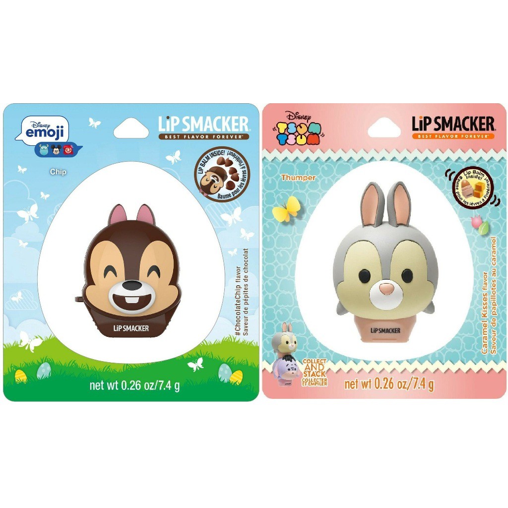 Lip Smacker [ 迪士尼系列3D立體護唇膏 ] emoji / Tsum Tsum 兩款可選 全新品