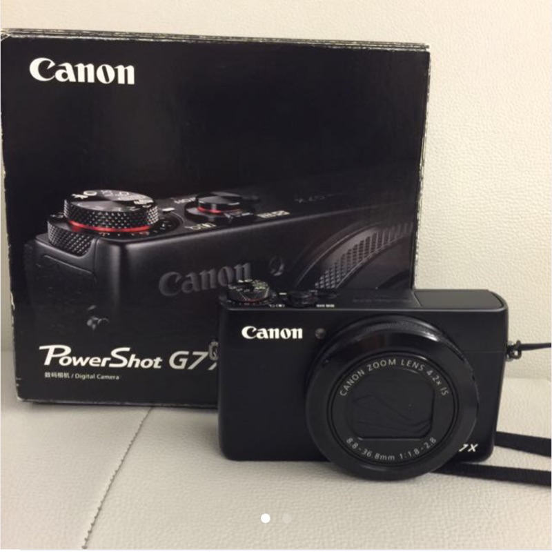 Canon類單眼相機G7X 近全新/32G記憶卡