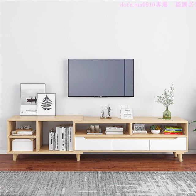 優惠促銷e 電視柜北歐風格現代簡約電視柜多戶型大儲量多顏色簡約家庭電視柜 蝦皮購物