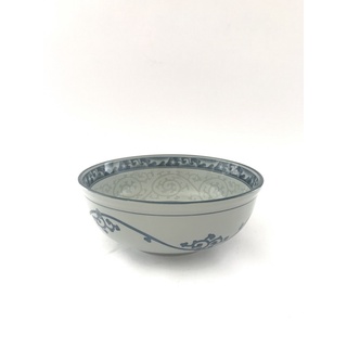 有發票/東昇瓷器餐具= 日本天下一築後窯波唐草8.0吋湯碗