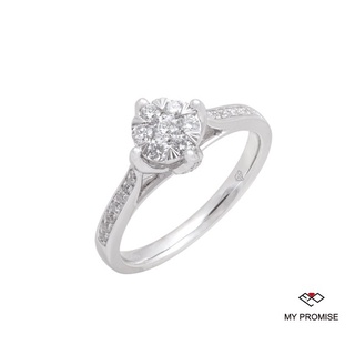 【My Promise 鑽誓山盟】 天然鑽石 訂婚鑽戒 / 女戒 U405 求婚戒指 生日禮物 情人節禮物