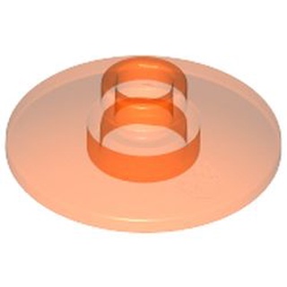 📌磚 透明螢光橘色 Trans-Neon Orange 2x2 圓盤 圓蓋 4740 透明螢光橘 6245295
