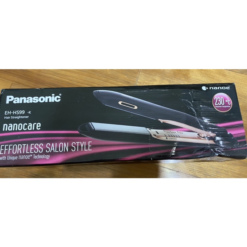 Panasonic奈米水離子直髮捲燙器(直捲兩用）