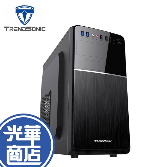 TrendSonic 克里希 CH25M 雙USB2.0 黑 電腦機殼 M-ATX 電競 全新公司貨