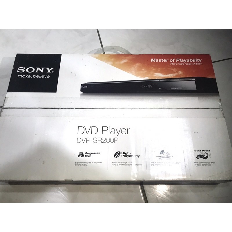 Sony DVD播放器 DVP-SR200P 保證全新 無拆封 燦坤購入🔥