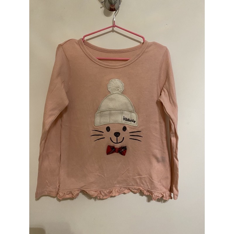 日本兒童品牌服飾 kladskap 可愛貓咪上衣