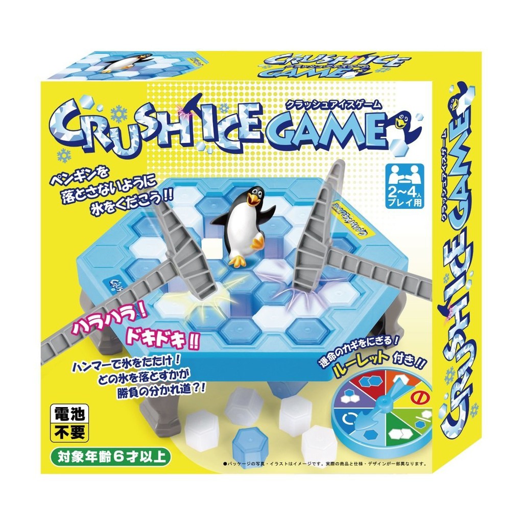 [玩桌遊趣] 企鵝敲冰磚/企鵝敲敲 CRUSH ICE GAME 日本原裝正版貨 預購650