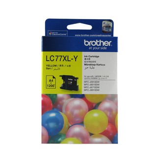 Brother LC77XL-Y 原廠高容量黃色墨水匣 廠商直送