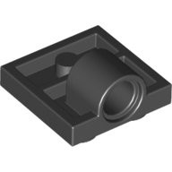 LEGO 樂高 10247 黑色 薄板 單邊 圓孔 Plate Mod 2x2 Pin Hole 6061032