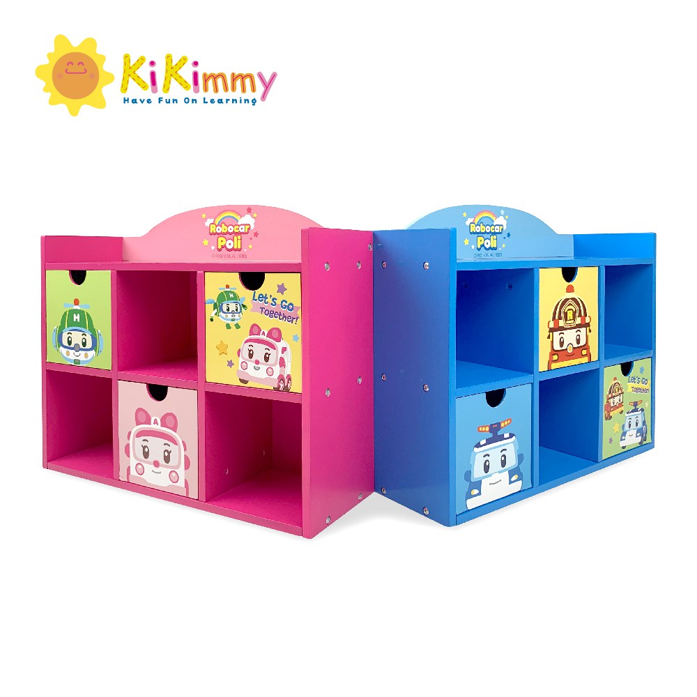 kikimmy 救援小英雄積木收納櫃(兩款可選)K430