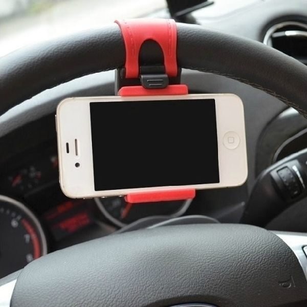 童心屋 360 萬用方向盤固定手機架伸縮夾具導航架車用iphone車載手機支架手機支架適用5cm 7 5cm 蝦皮購物